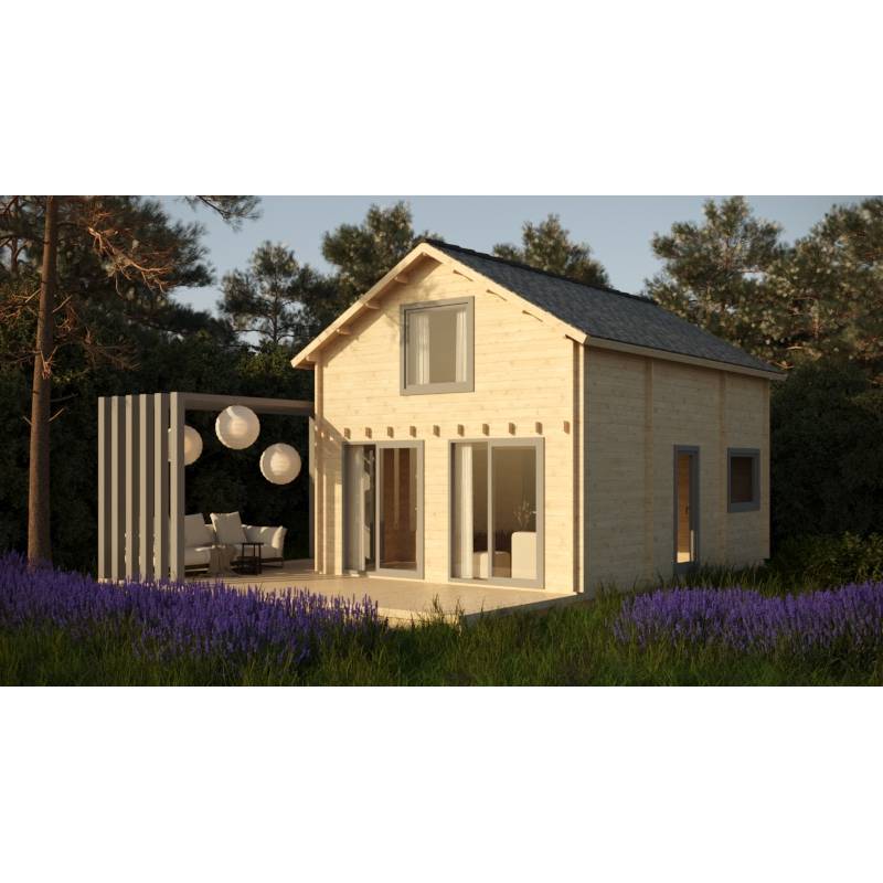 Dom drewniany - ARUBA II 700x500 70 m2