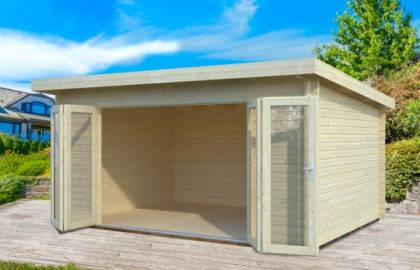 Dom drewniany - FRANEK A 470x350 16,4 m2