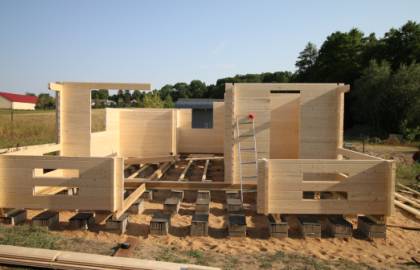 Dom drewniany - MAK 600x800 48 m2