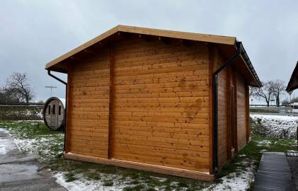 Dom drewniany - KOS 500x700 35 m2