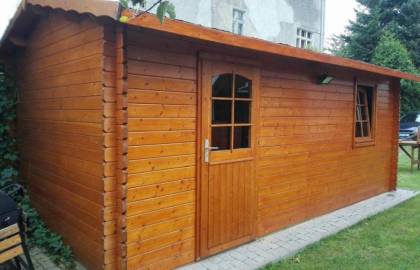 Garaż drewniany - PAWEŁ 320X570 18,2 M2