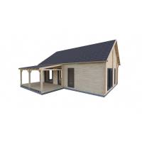 Dom drewniany - MAGNOLIA 1032x777 80,2 m2