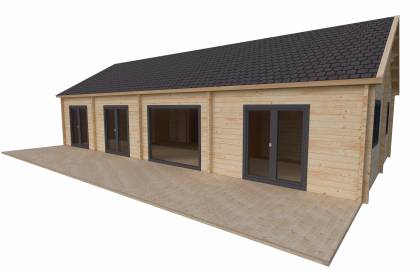 Dom drewniany - BORNEO 1270x855 108,6 m2