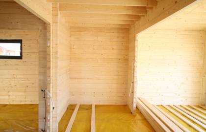 Dom drewniany - STODOŁA II 1044,4x940 139,7 m2 (83 m2+wiata)