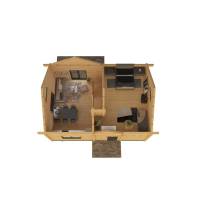Dom drewniany - SYLWIA 860x620 92,5 m2