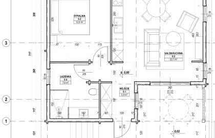 Dom drewniany - Lawenda I 848x840 66,9 m2