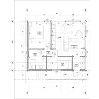 Dom drewniany - Lawenda II 848x840 66,9 m2