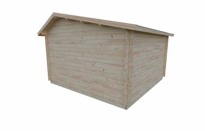 Dom drewniany - LORA 400x400 16 m2