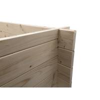 Drewniana donica na warzywa / rabata ogrodowa / warzywnik drewniany 290x95 cm