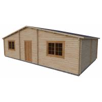 Dom drewniany - PUSTYNNIK B 1050x595 62,5 m2