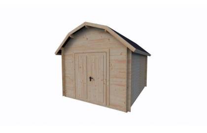 Domek drewniany - KOBCZYK 294x355 10,4 m2