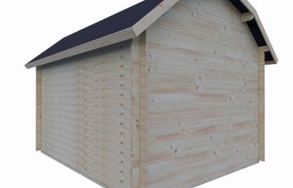 Domek drewniany - KOBCZYK 294x355 10,4 m2