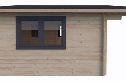 Dom drewniany - CHABER MODERN 600X450 24,9 m2