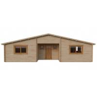 Dom drewniany – PUSTYNNIK A 1050x595 62,5 m2