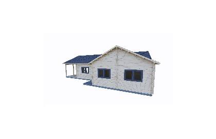 Dom drewniany - LUCJAN 920x1110 92m2 + Taras