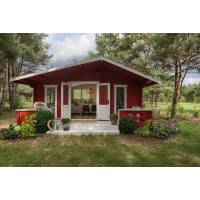 Dom drewniany - CHABER 600x600 33,6 m2 (25 m2+taras)