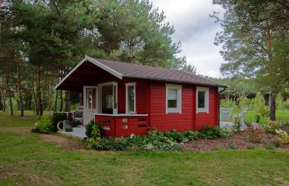 Dom drewniany - CHABER 600x600 33,6 m2 (25 m2+taras)