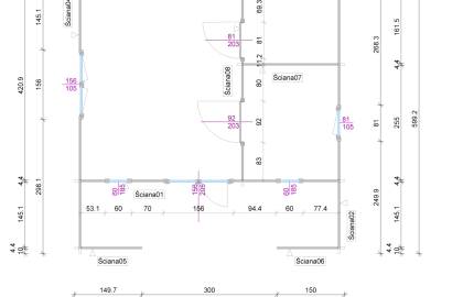 Dom drewniany - CHABER 600x600 33,6 m2 (25 m2+taras)
