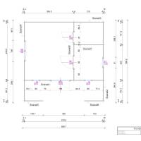 Dom drewniany - CHABER 600x600 33,6 m2 (25 m2+taras)