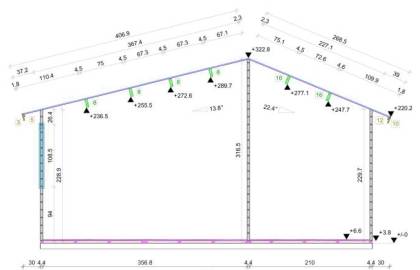 Dom drewniany - CHABER III 600x800 45,2 m2 (33,6 m2+taras)