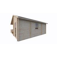 Dom drewniany - CHABER V 600x600 33,6 m2 (28,3 m2 + taras)