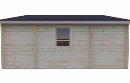 Dom drewniany - CHABER V 600x600 33,6 m2 (28,3 m2 + taras)