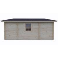 Dom drewniany - CHABER V 600x600 33,6 m2 (28,3 m2 + taras)