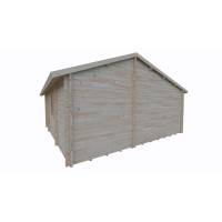 Dom drewniany - CHABER V 600x600 33,6 m2 (28,3 m2 + taras)