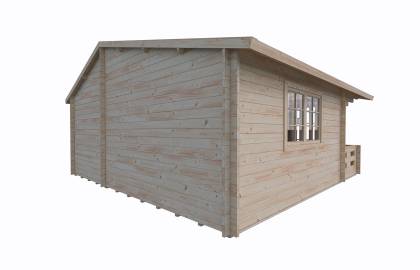 Dom drewniany - CHABER V 600x600 33,6 m2 (28,3 m2 + taras)