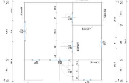 Dom drewniany - CHABER V 600x600 33,6 m2 (28,3 m2 + taras)