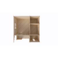 Dom drewniany - CHABER V 600x600 33,6 m2 (28,3 m2 + taras)