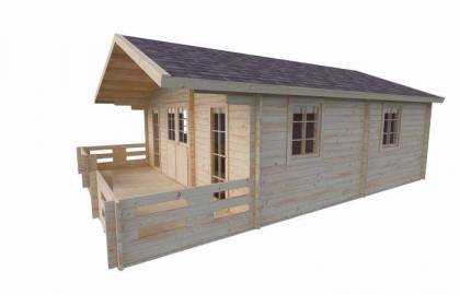 Dom drewniany - MAK 600x800 48 m2