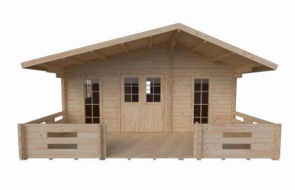 Dom drewniany - MAK 600x800 48 m2