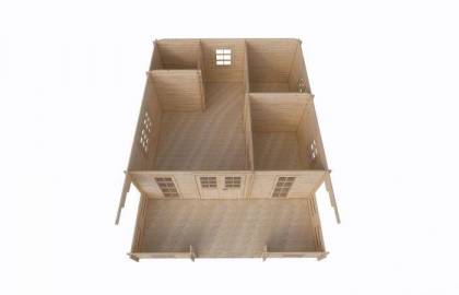 Dom drewniany - MAK 600x800 48 m2