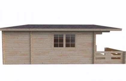 Dom drewniany - MAK 600x800 48 m2