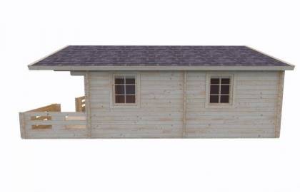 Dom drewniany - MAK 600x800 48 m2