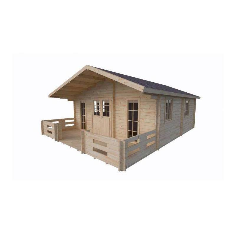 Dom drewniany - MAK 600x800 48 m2