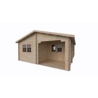 Dom drewniany - BRATEK 600x800 48 m2