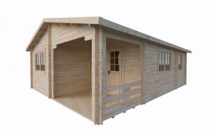 Dom drewniany - BRATEK 600x800 48 m2