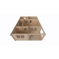 Dom drewniany - BRATEK 600x800 48 m2