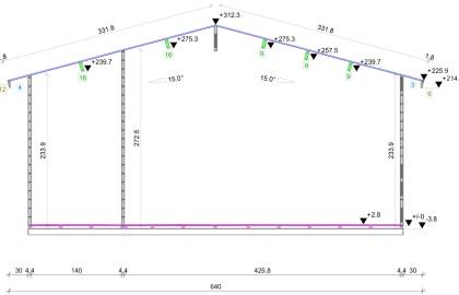 Dom drewniany - BRATEK 600x800 48 m2