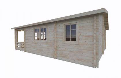 Dom drewniany - STOKROTKA 800x600 48 m2