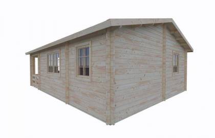 Dom drewniany - STOKROTKA 800x600 48 m2