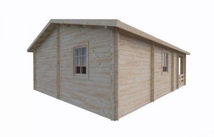 Dom drewniany - STOKROTKA 800x600 48 m2