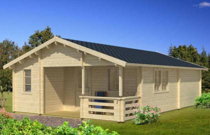 Dom drewniany – WŁOCHATKA A 595x797 47,4 m2