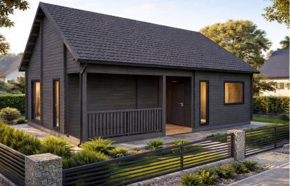 dom drewniany magnolia