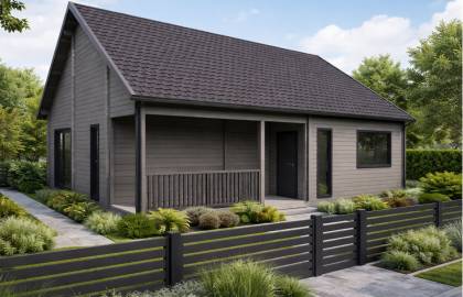 Dom drewniany - MAGNOLIA MINI 1032x777 80,2 m2