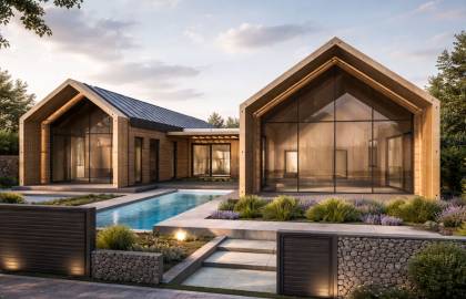 DOM DREWNIANY REZYDENCJA