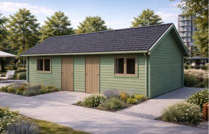 DOM DREWNIANY BLIŹNIAK ASTER