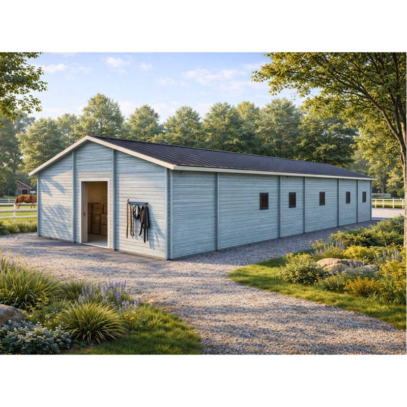 Drewniana stajnia BIG